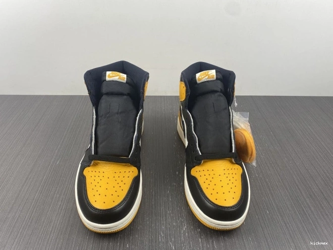 Cheap 1 OG Toe Jordan 555088-711 Yellow High Air 0801